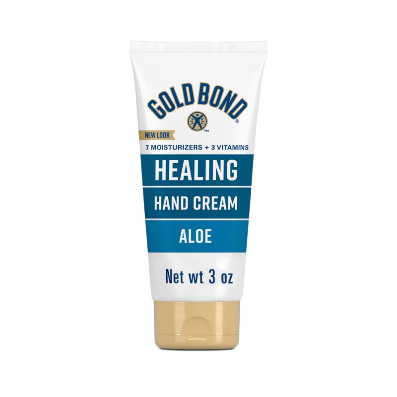 Healing Hand Cream with Aloe - 3 oz. Moisturizer for Dry Skin