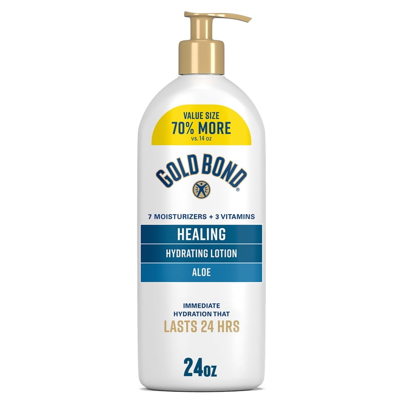 Healing Hydrating Body Lotion for Dry Skin with Aloe and Vitamins