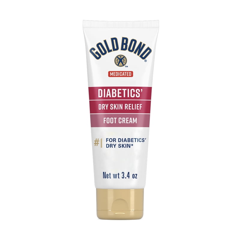 Gold Bond Ultimate Foot Cream, Diabetics' Dry Skin Relief, 3.4oz Tube