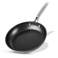 Armor Max Nonstick Frying Pan 8 Inch Skillet - Black with Silver Handles