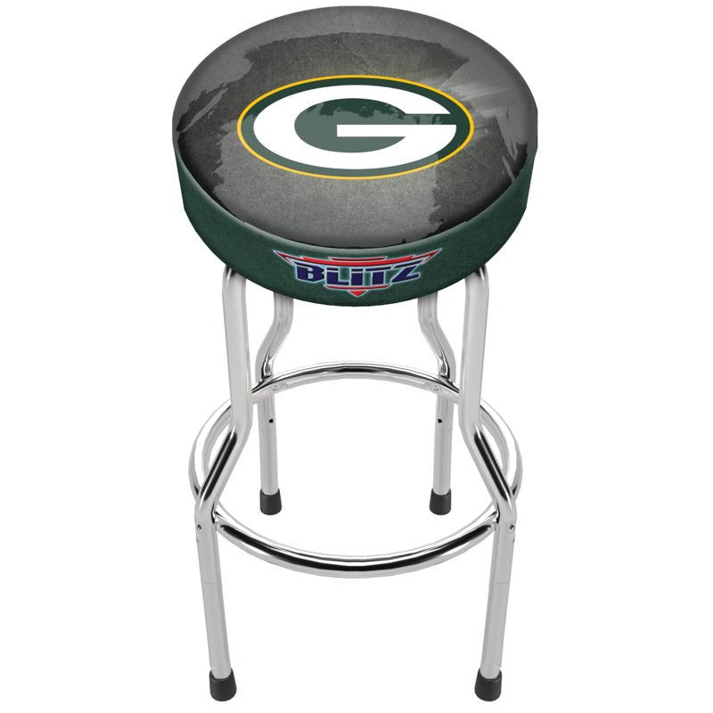 Green Bay Packers Adjustable Arcade Stool - 21.5" to 29.5" Height