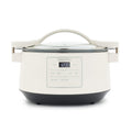 8 Quart Locking Lid Slow Cooker - Family Size, Cream