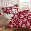 Twin Lovebirds Reversible Holiday Coverlet Set - Greenland Home Fashions