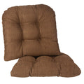 Non-Slip Chair Cushions Set of 2 - 15" x 15" - Brown