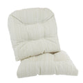 Non-Slip Polar Chenille Chair Cushions - Set of 2, Cream