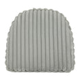 Non-Slip Plush Chair Cushion Set of 2 - Gray, 16" x 15" x 2"