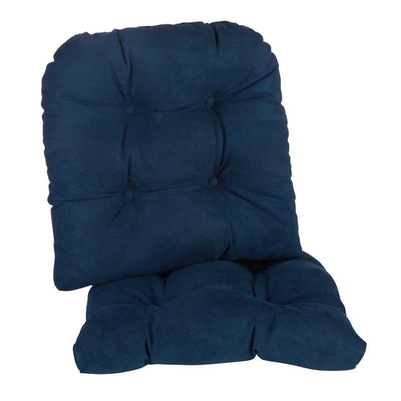 Non-Slip Chair Cushion Set of 2 - 15" x 15" - Blue