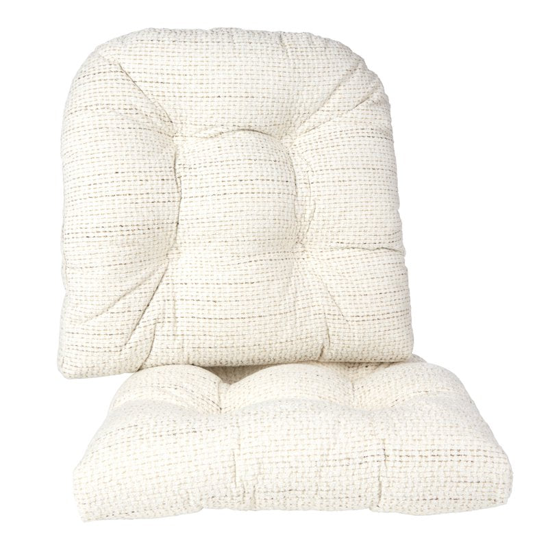 Non-Slip 17-Inch Chair Cushion Set - Birch