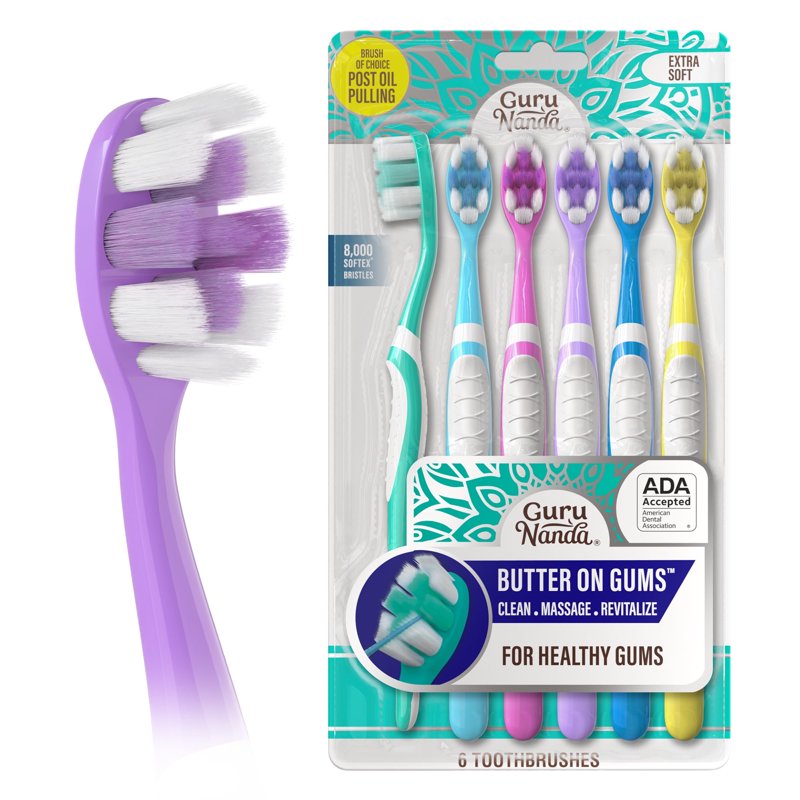 Ultra-Soft Bristle Toothbrush for Sensitive Gums - Ergonomic Oral Care