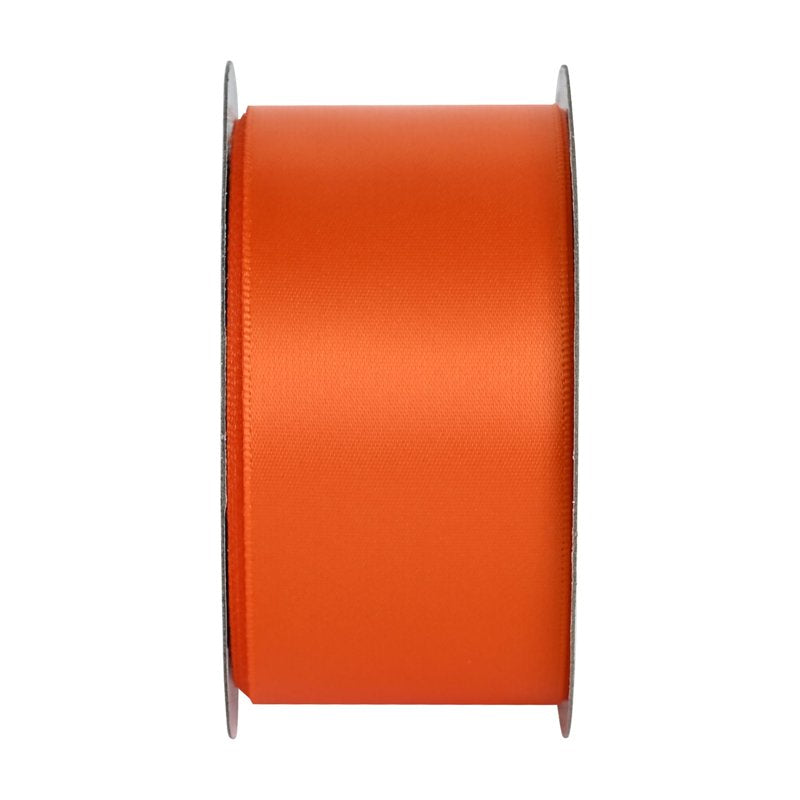 Orange Satin Ribbon 1.5" Wide, 7 Yards for Gift Wrapping & Crafts