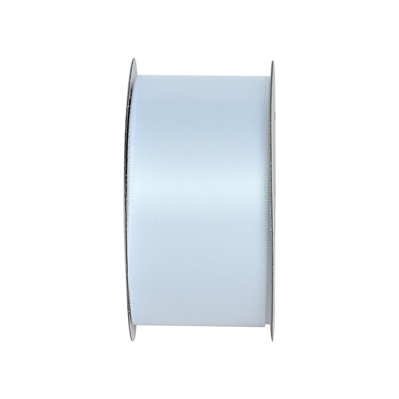 White Satin Ribbon 1.5 Inch Wide, 7 Yards for Craft & Gift Wrapping