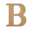 Unfinished Wood MDF Letter B - 5 Inch Craft Sign & Home Decor