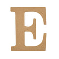 Unfinished Wood MDF Letter E - 5 Inch Craft Letter for DIY Projects
