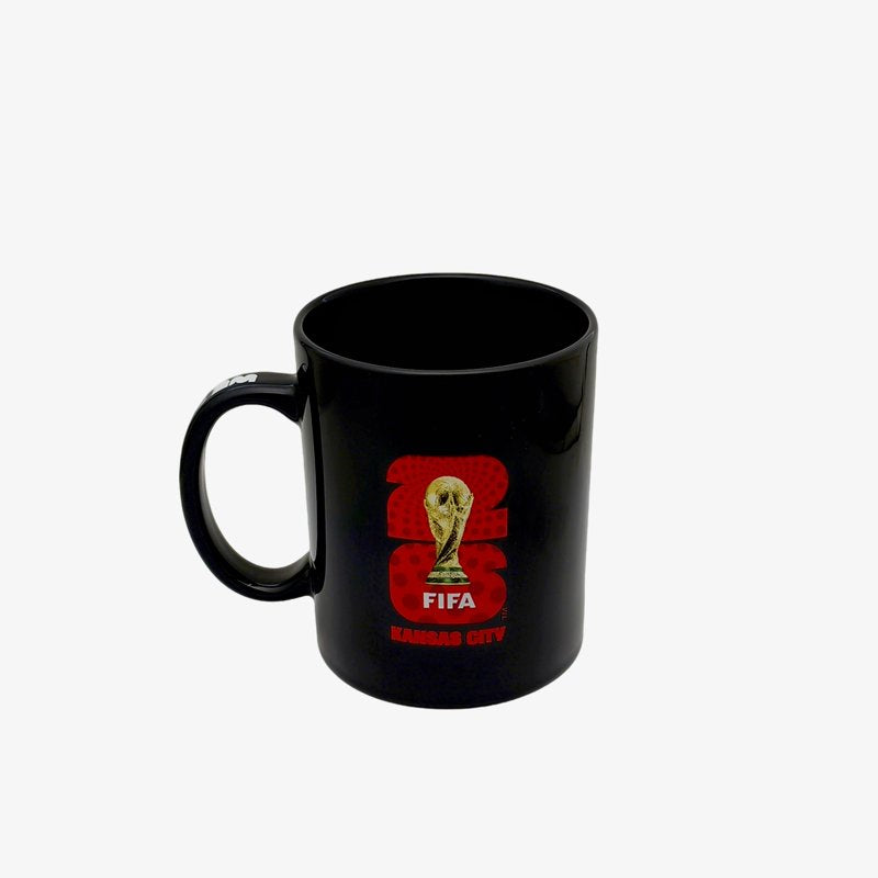 FIFA World Cup 2026 Kansas City Black Ceramic Soccer Mug