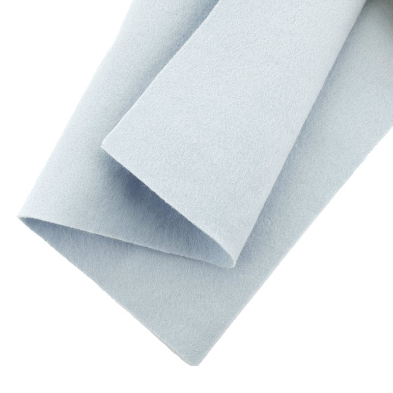 Merino Wool Blend Felt Crafting Sheets - Gray, 8-5/8 x 11-5/8, 1.5mm Thick, Multi-Purpose