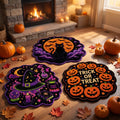 Halloween Door Mat Festive Welcome Entryway Rug 23.62x15.74in - Non-Slip & Easy Clean - Variation of THIS listing
