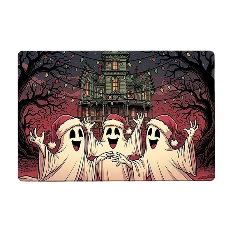 Halloween Ghost Doormat with Secure-Grip Backing - OVFUIZ 23_W