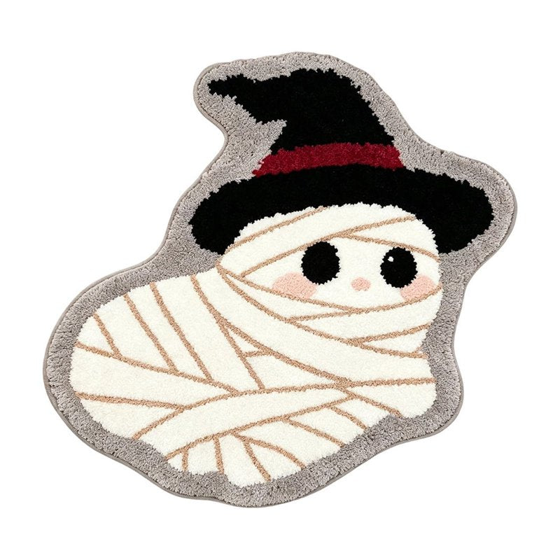 Halloween Doormat Mummy with Witch Hat - Ghost Wrap Variation 16