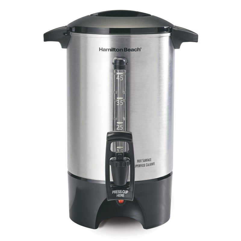 45-Cup Stainless Steel Coffee Urn & Beverage Dispenser