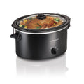 5 Qt Slow Cooker with Removable Stoneware Pot - Black