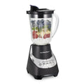 Wave Action Smoothie Blender - 48 oz Glass Jar, 800W, Black