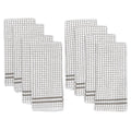 Hampton 8-Piece Kitchen Towel Set - Grey