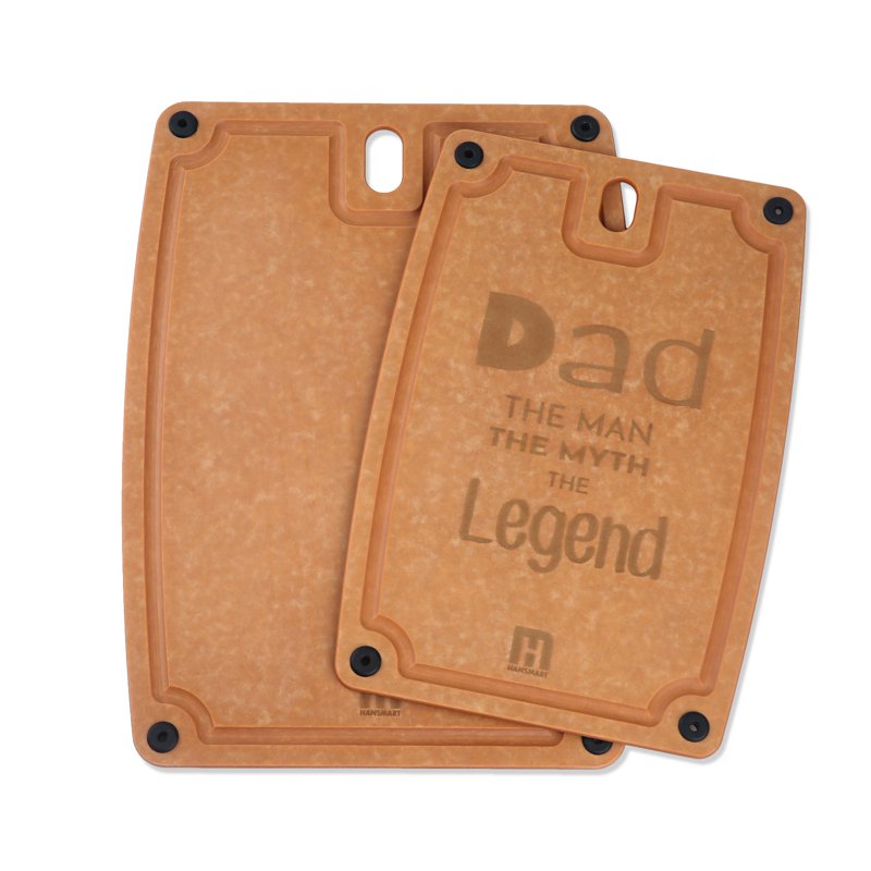 Eco-Friendly Composite Cutting Board Set - 2 Pack, Dad