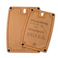 Eco-Friendly Cutting Board Set - 2 Pack with Juice Grooves & Handles - Medium & Large - Grandpa