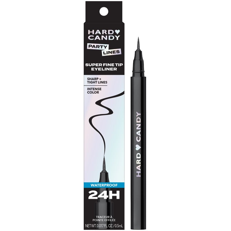 Super Fine Tip Liquid Eyeliner - Waterproof Black 24HR Wear