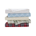 Harper Lane Full Microfiber Sheet Set - Tan Geometric Pattern, 4-Piece