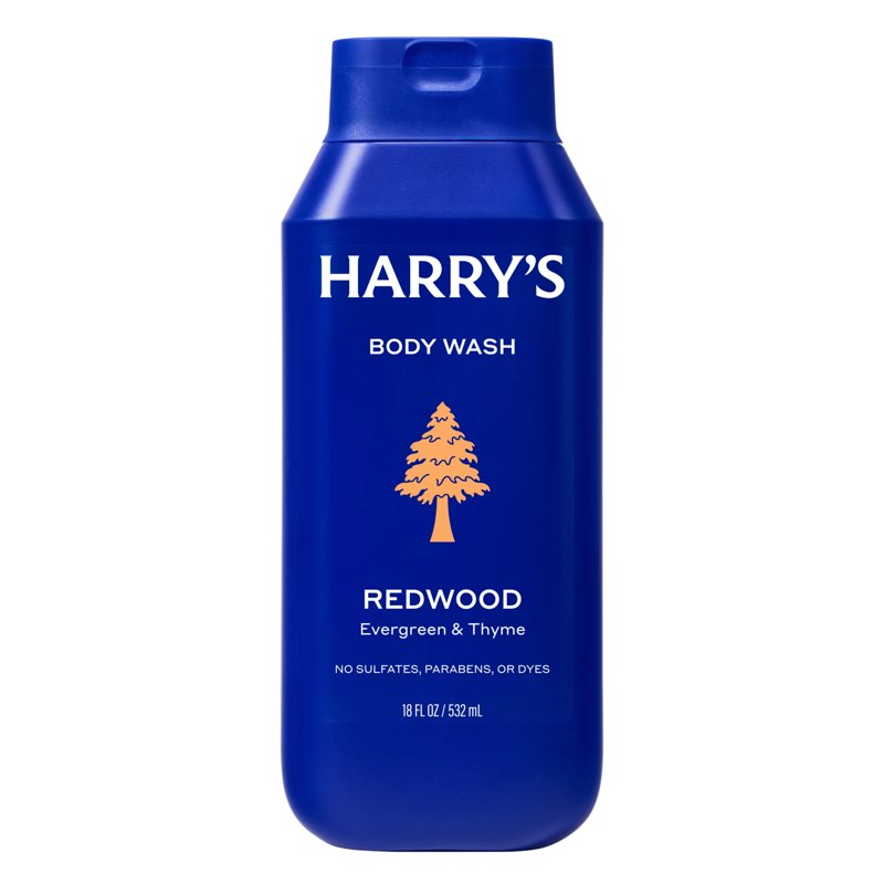 Men's Cleansing Body Wash - Redwood Scent, 18 fl oz