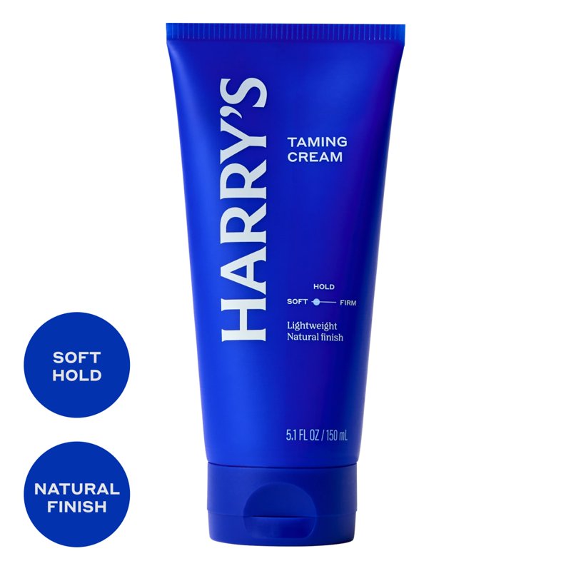 Men's Taming Hair Cream - Soft Hold & Natural Finish, 5.1 fl oz