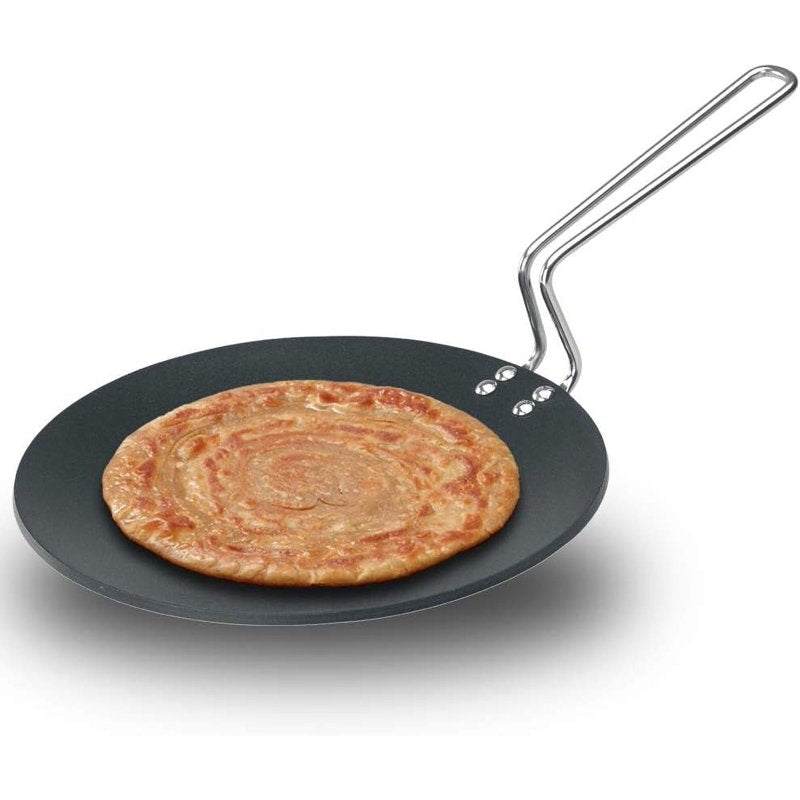 10-Inch Non-Stick Griddle Tawa with Steel Handle