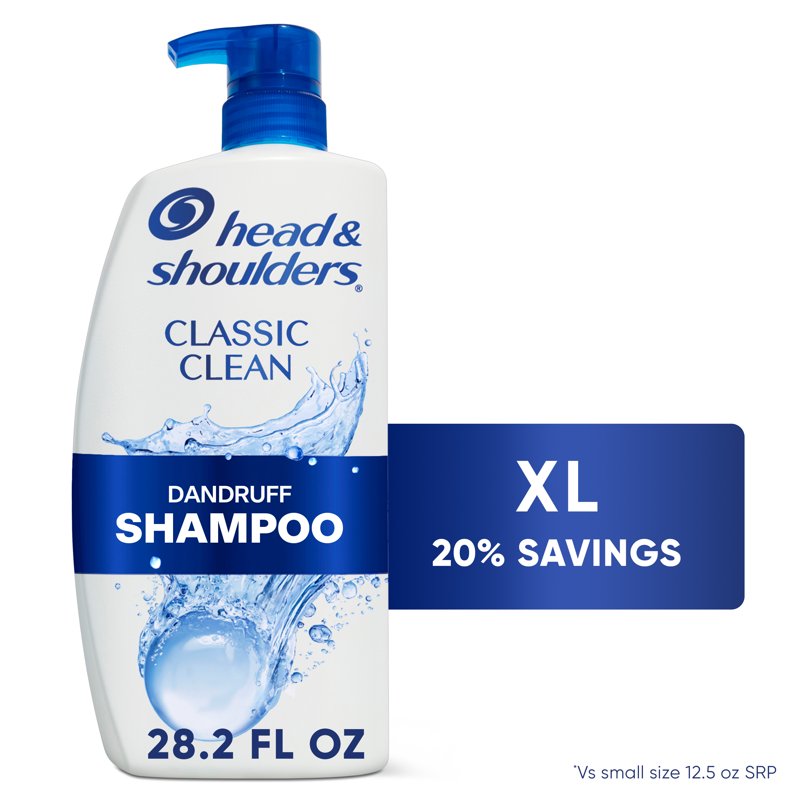 Classic Clean Dandruff Shampoo with Pyrithione Zinc, 28.2 fl oz