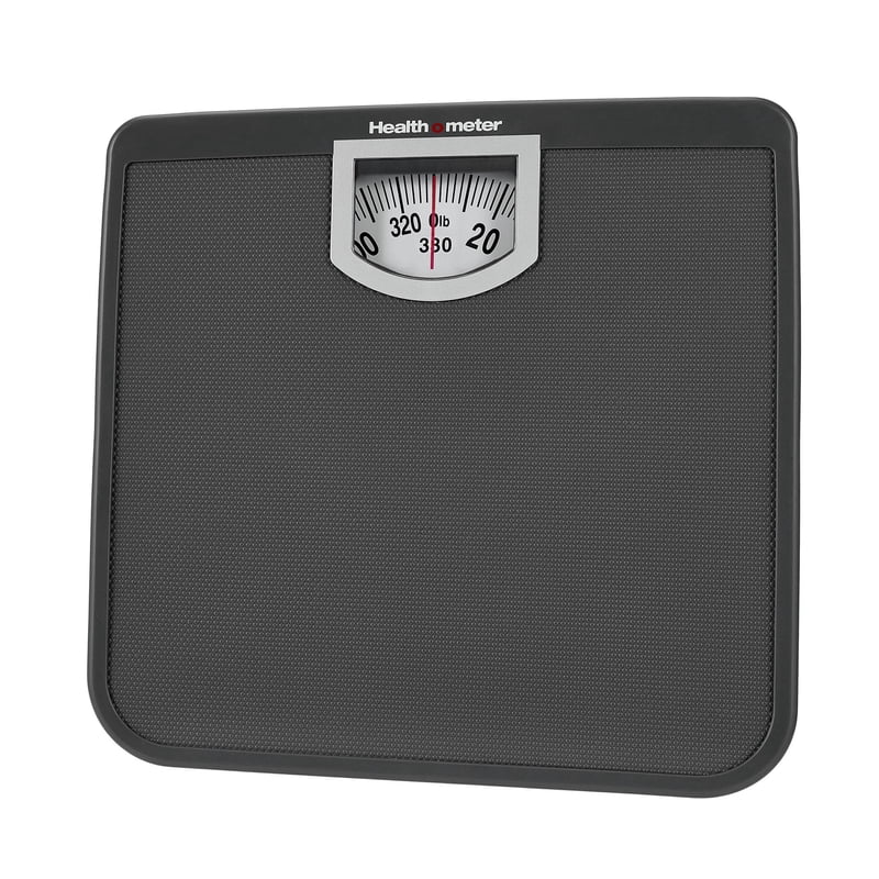Compact Dial Bathroom Scale 330 lb Capacity Sturdy Metal Platform