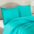 Hearth & Harbor 3-Piece Teal Duvet Cover Set - California King