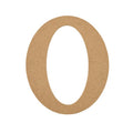 Unfinished MDF Wood Letter O - 5 Inch for Crafts & Decor - Variation O