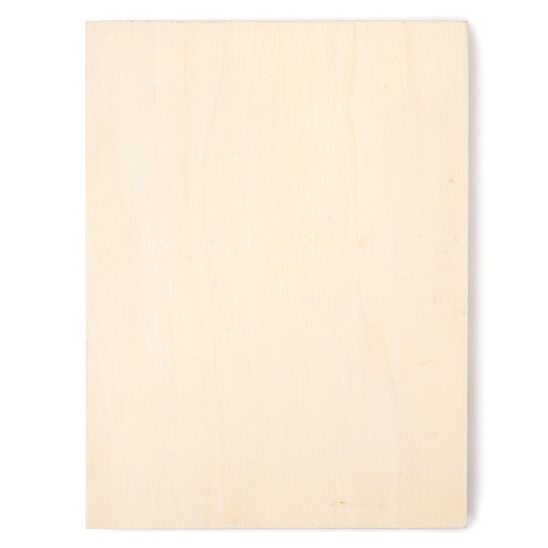 Unfinished Rustic Wood Canvas Panel - 6 x 8 Inches for Art & Craft Projects