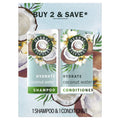 Moisturizing Shampoo and Conditioner Set with Coconut Water and Jasmine