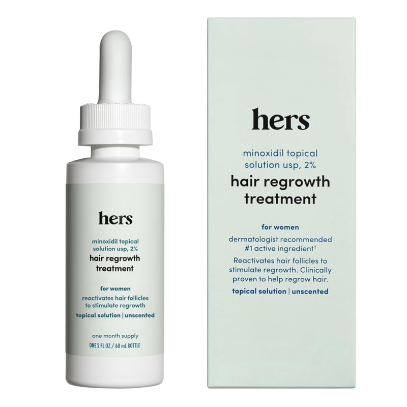 Minoxidil 2% Topical Solution for Women, Hair Regrowth Treatment, 2 fl oz