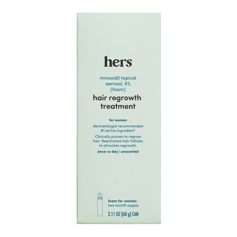 Minoxidil 5% Topical Foam - Hair Regrowth Treatment for Women