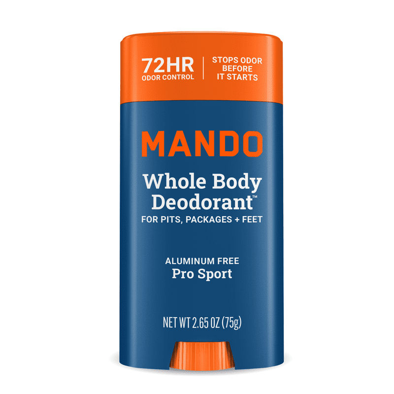 Whole Body Deodorant Stick for Men - Aluminum-Free, 72-Hour Odor Control, Pro Sport, 2.65 oz - Pink