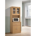Kitchen Cabinet with 1 Drawer & Microwave Space - Beech