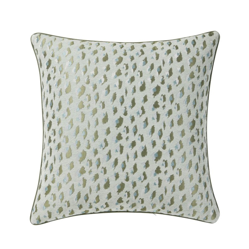 Home Decor Collection 20x20 Green Woven Leopard Pillow - Decorative Accent