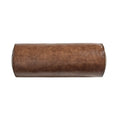 8x20 Faux Leather Bolster Decorative Pillow - Brown Home Decor Collection Variation