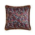 Greystone Floral Velvet Decorative Pillow 20x20 inches - Home Decor Collection