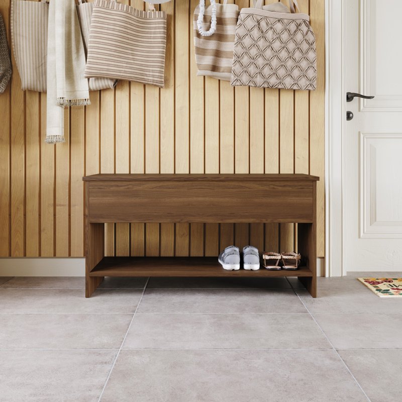 Multi-Purpose Storage Cabinet Bench with Hidden Compartment
