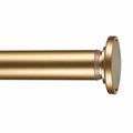 24-42 Inch Adjustable Satin Gold Shower Curtain Tension Rod - Home Details
