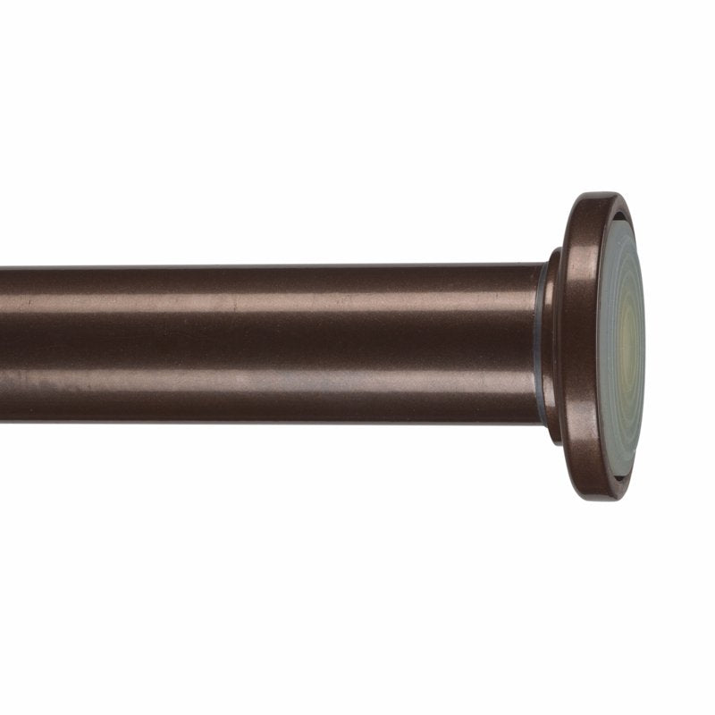 24-42 Inch Adjustable Steel Shower Curtain Tension Rod - Oil Rubbed Bronze, Variation of 24-42 Bronze