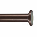 42-74 Inch Adjustable Shower Curtain Tension Rod - Oil Rubbed Bronze